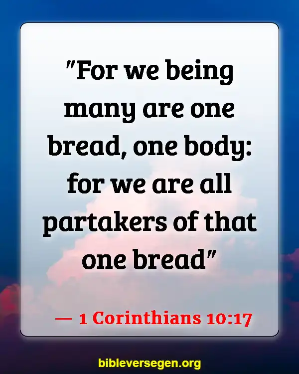 Bible Verses About Gathering Together (1 Corinthians 10:17)