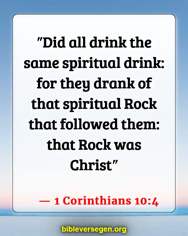 Bible Verses About The Name Of Jesus (1 Corinthians 10:4)