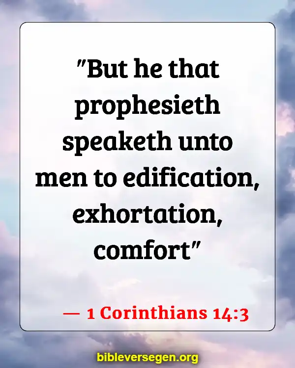Bible Verses About Rap (1 Corinthians 14:3)