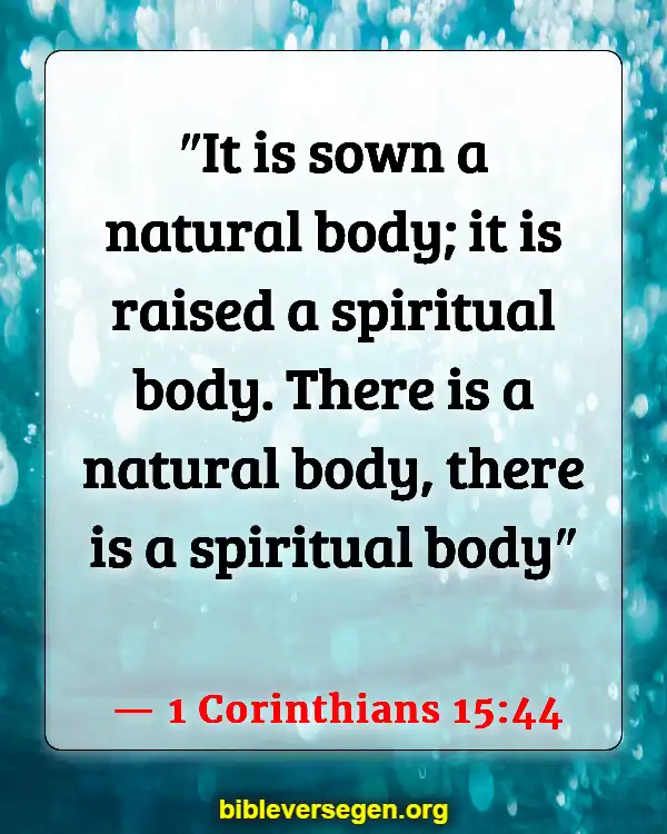 Bible Verses About Marking Your Body (1 Corinthians 15:44)