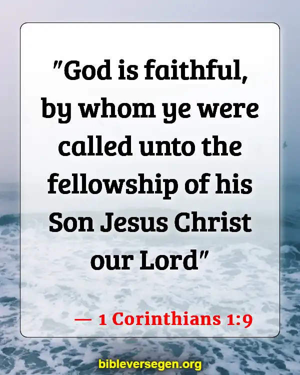 Bible Verses About Suing The Church (1 Corinthians 1:9)