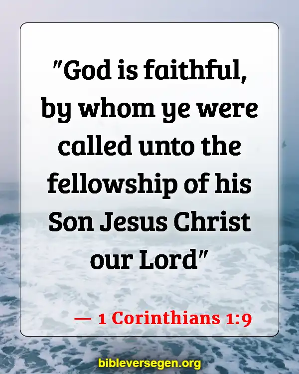 Bible Verses About Gods Faithfulness (1 Corinthians 1:9)