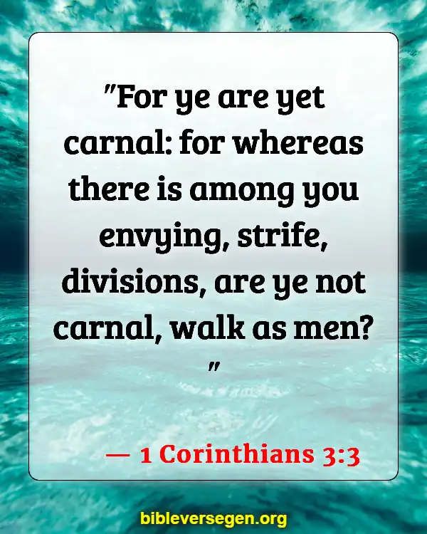 Bible Verses About Seven Spirits (1 Corinthians 3:3)