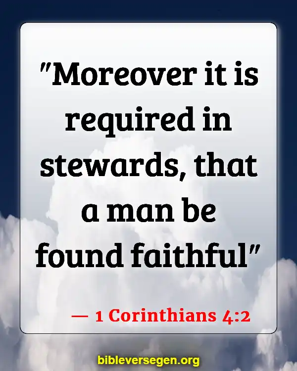 Bible Verses About Gods Faithfulness (1 Corinthians 4:2)