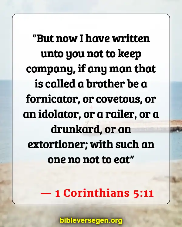 Bible Verses About Smoking (1 Corinthians 5:11)