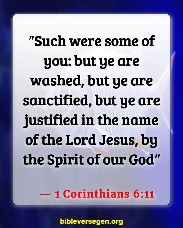 Bible Verses About Filling Of The Holy Spirit (1 Corinthians 6:11)