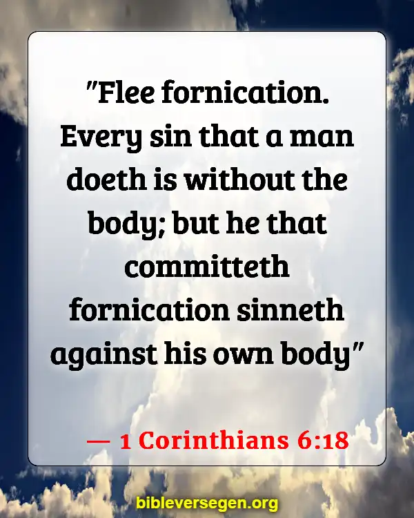 Bible Verses About Nutrition (1 Corinthians 6:18)
