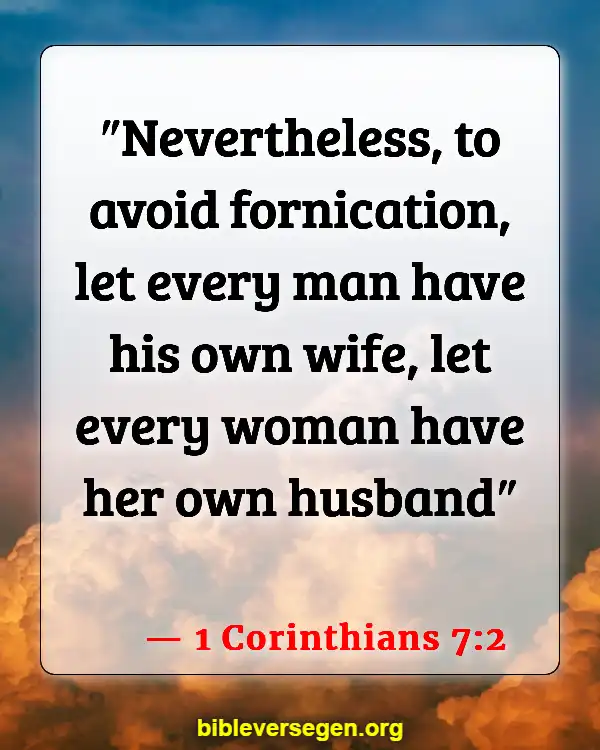 Bible Verses About Gays (1 Corinthians 7:2)