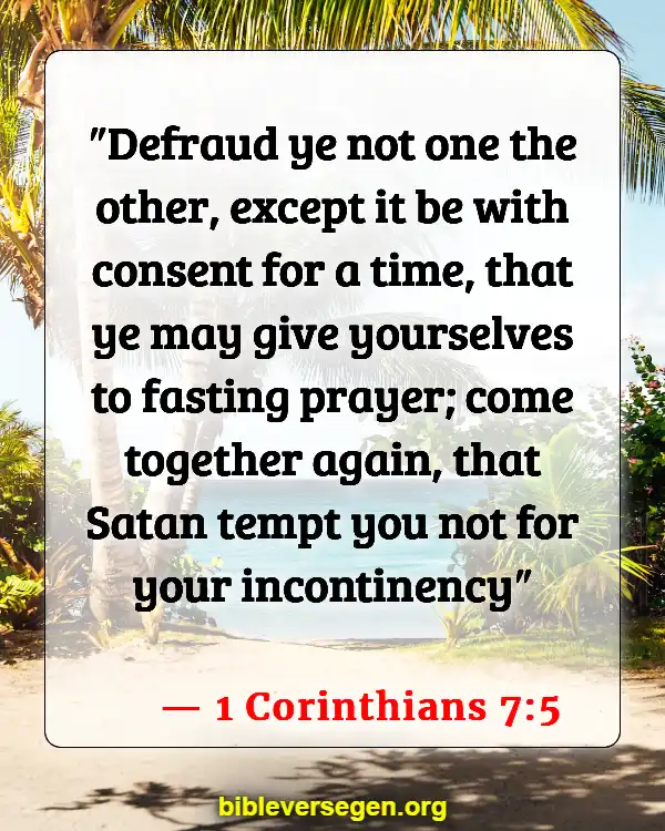 Bible Verses About Self Denial (1 Corinthians 7:5)
