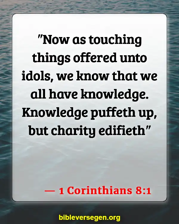 Bible Verses About Fraternities (1 Corinthians 8:1)