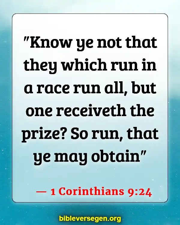 Bible Verses About Physical Health (1 Corinthians 9:24)
