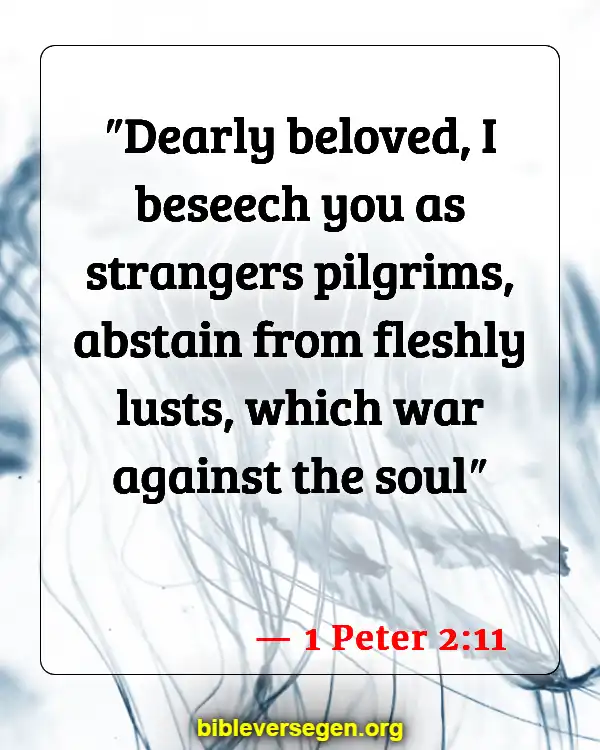Bible Verses About Self Denial (1 Peter 2:11)