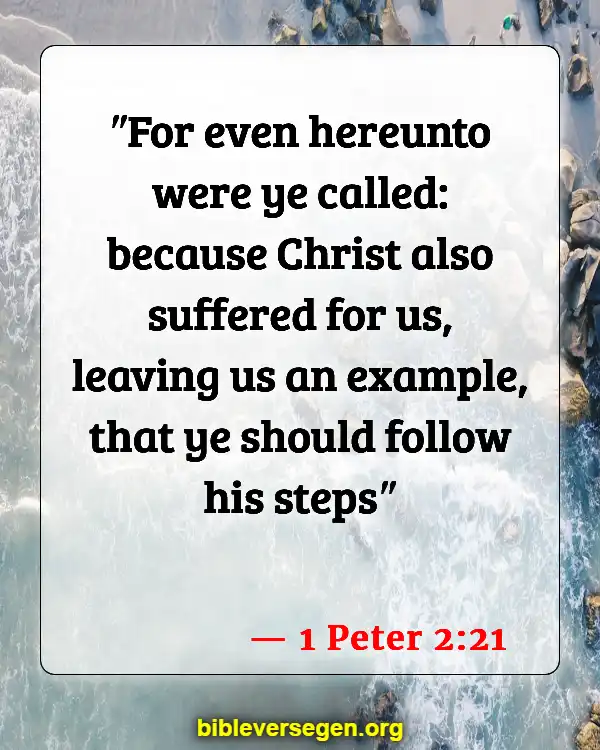 Bible Verses About Virtues (1 Peter 2:21)