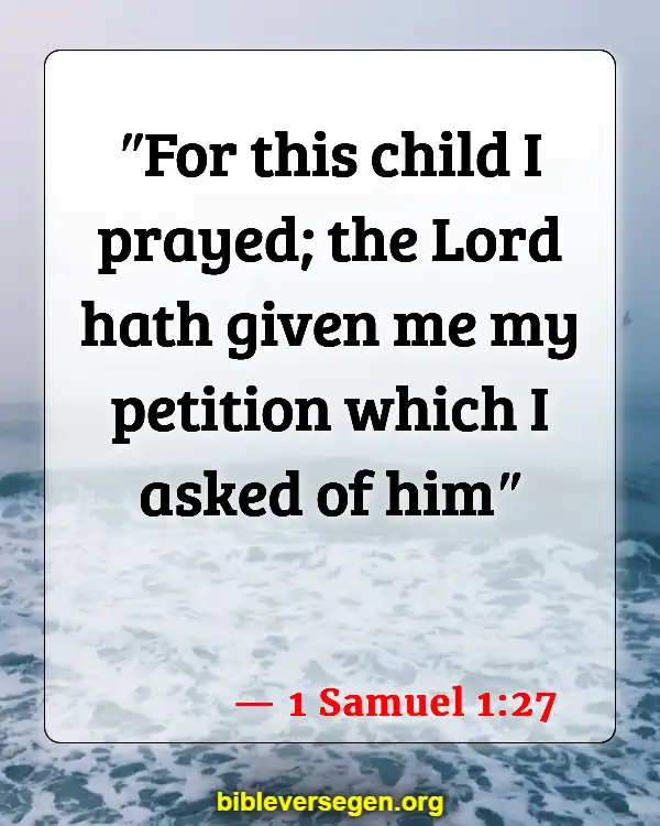 Bible Verses About Stillborn Babies (1 Samuel 1:27)