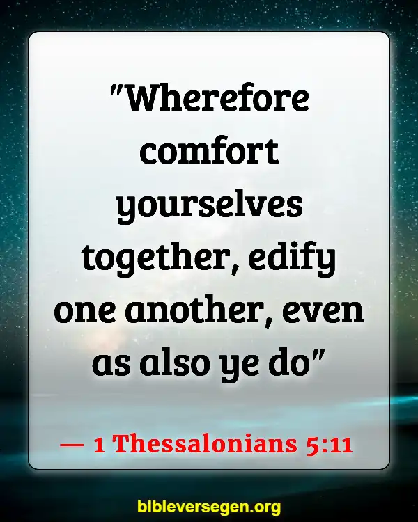 Bible Verses About Greeting Others (1 Thessalonians 5:11)