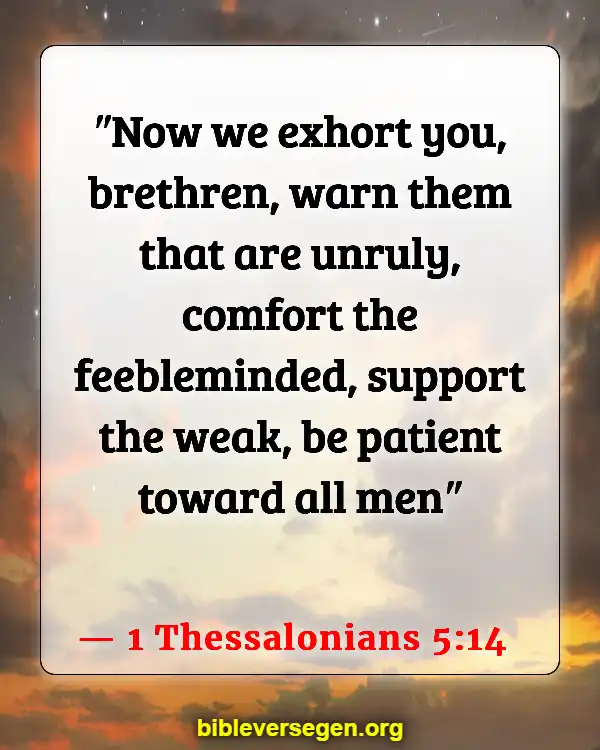 Bible Verses About Greeting Others (1 Thessalonians 5:14)