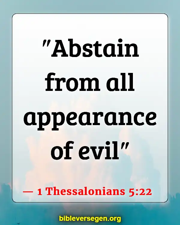 Bible Verses About Rap (1 Thessalonians 5:22)