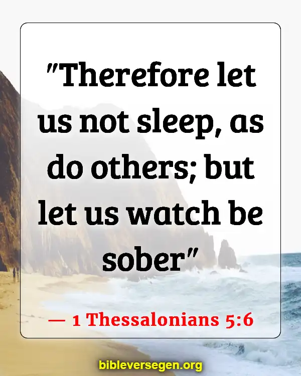 Bible Verses About Spiritual Walfare (1 Thessalonians 5:6)