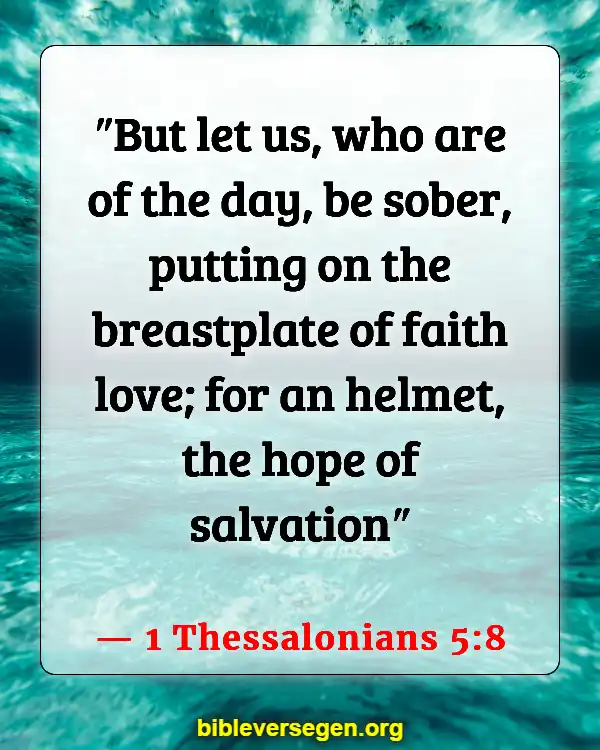 Bible Verses About Being Sober (1 Thessalonians 5:8)