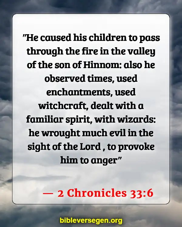Bible Verses About Realm (2 Chronicles 33:6)