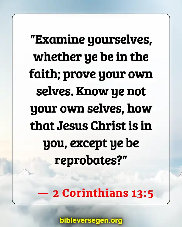 Bible Verses About Healthy Lifestyle (2 Corinthians 13:5)