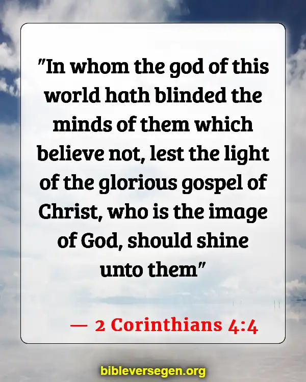 Bible Verses About Being A Light (2 Corinthians 4:4)