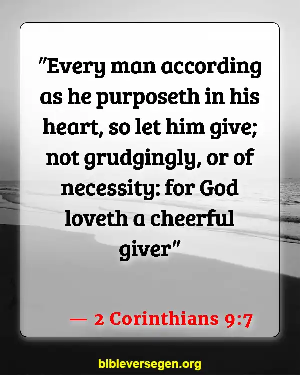 Bible Verses About Enthusiasm (2 Corinthians 9:7)
