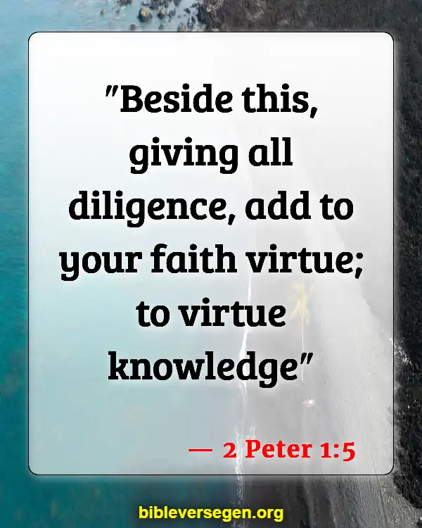 Bible Verses About Virtues (2 Peter 1:5)