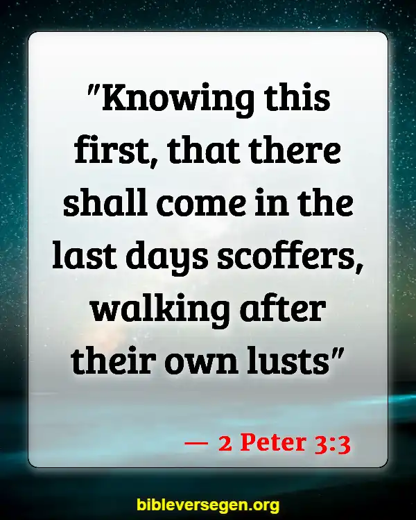 Bible Verses About Watching Tv (2 Peter 3:3)