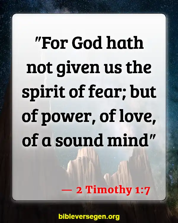 Bible Verses About Santeria (2 Timothy 1:7)