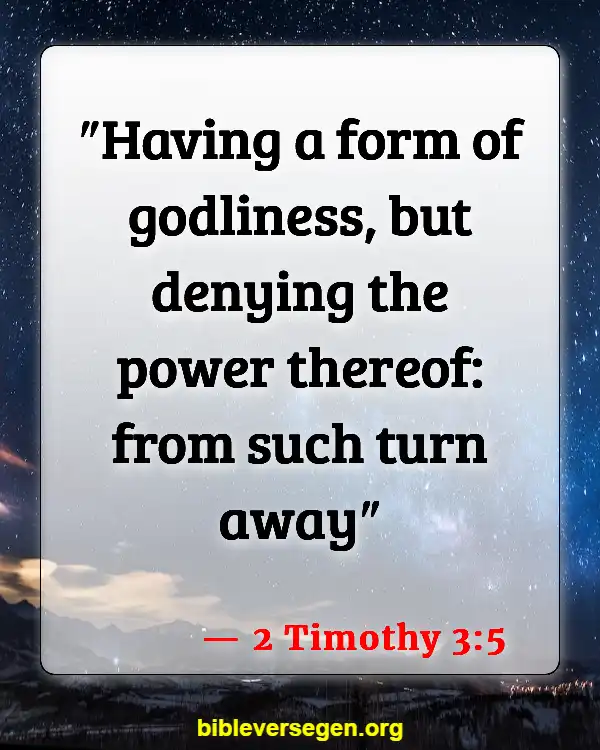 Bible Verses About Virtues (2 Timothy 3:5)
