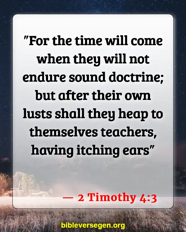 Bible Verses About Luke (2 Timothy 4:3)