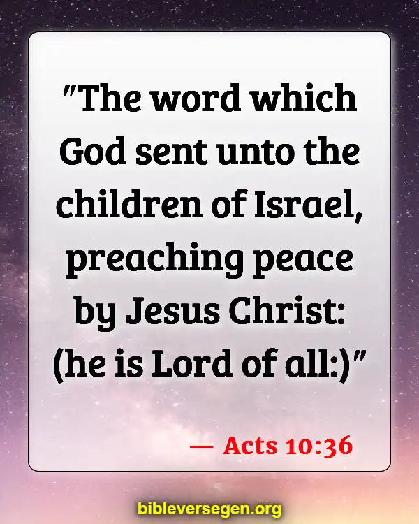 Bible Verses About Jews (Acts 10:36)