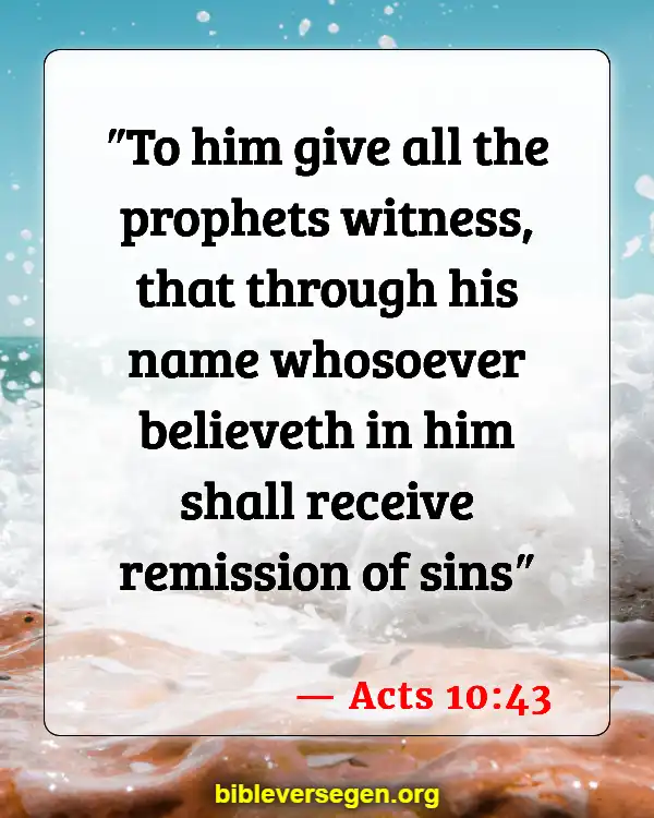 Bible Verses About The Name Of Jesus (Acts 10:43)