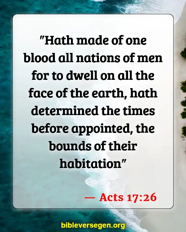 Bible Verses About Hesitance (Acts 17:26)