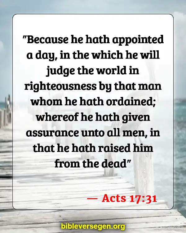 Bible Verses About Jesus Return (Acts 17:31)