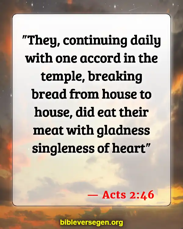 Bible Verses About Gathering Together (Acts 2:46)
