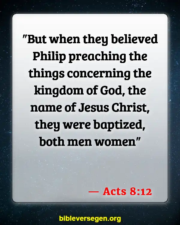 Bible Verses About The Kingdom Of God (Acts 8:12)