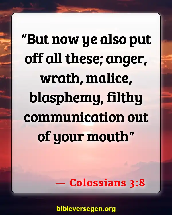 Bible Verses About Self Denial (Colossians 3:8)
