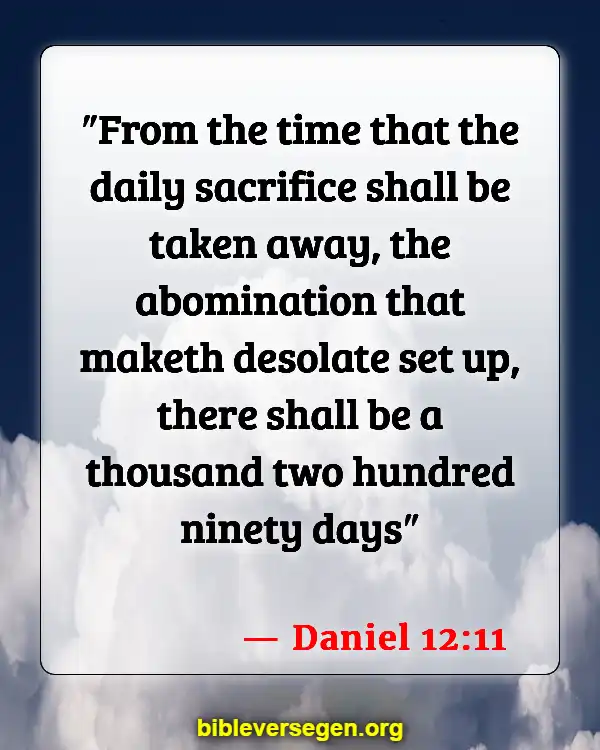 Bible Verses About End-time People (Daniel 12:11)