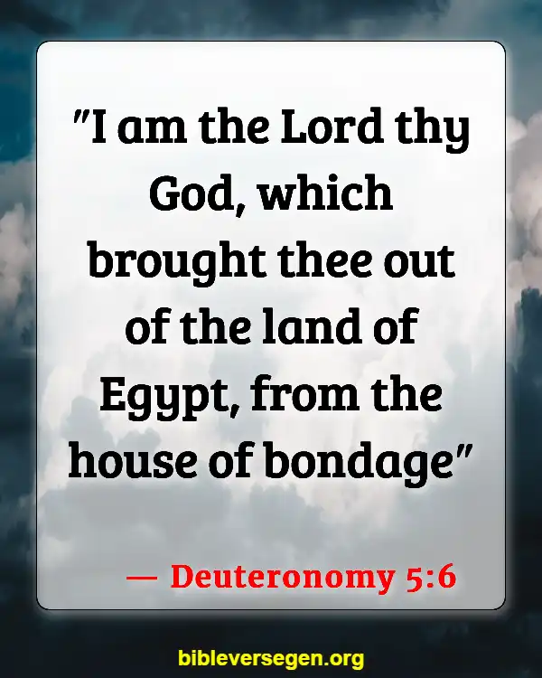 Bible Verses About The Ten Commandments (Deuteronomy 5:6)