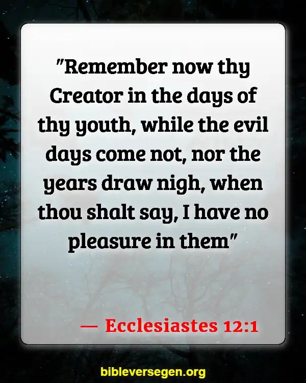 Bible Verses About Ice Age (Ecclesiastes 12:1)