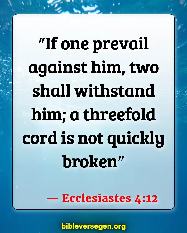 Bible Verses About Bad Friends (Ecclesiastes 4:12)