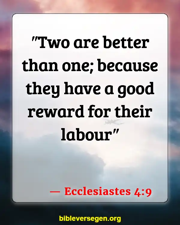 Bible Verses About Bad Friends (Ecclesiastes 4:9)