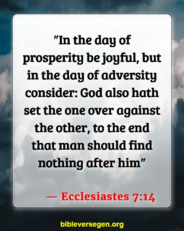 Bible Verses About Plans To Prosper (Ecclesiastes 7:14)