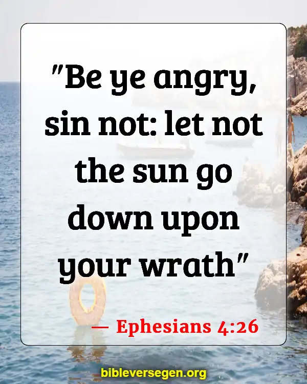 Bible Verses About Apology (Ephesians 4:26)