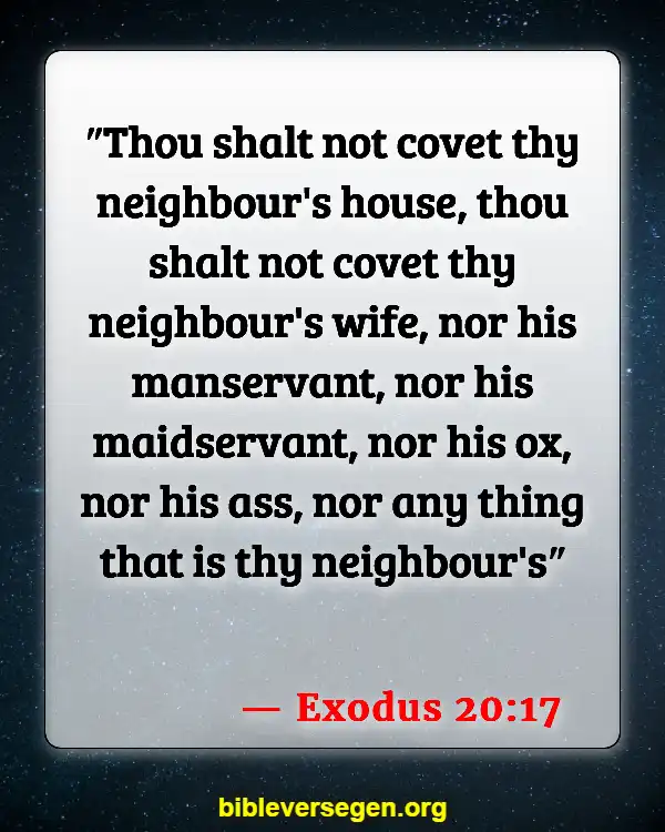 Bible Verses About Imagination (Exodus 20:17)