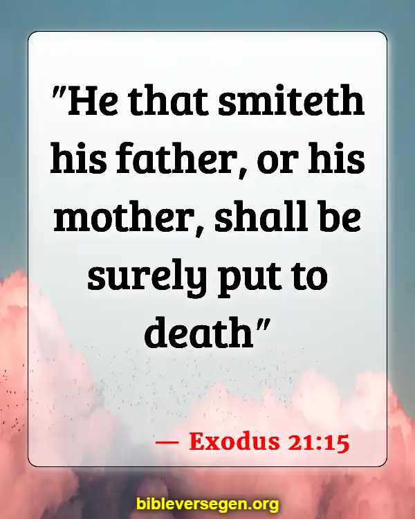 Bible Verses About Deadbeat Dads (Exodus 21:15)