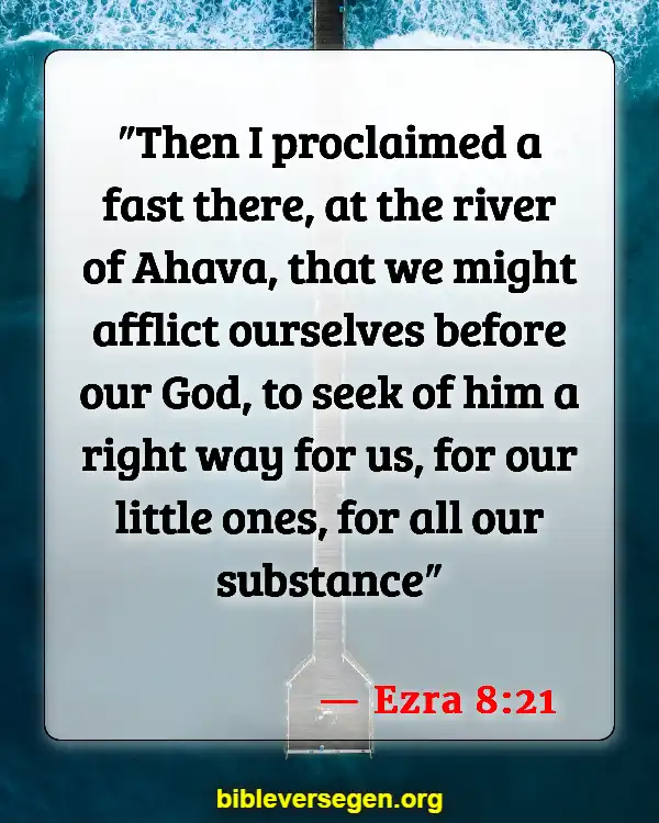 Bible Verses About Journey (Ezra 8:21)