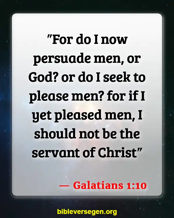 Bible Verses About Lack Of Motivation (Galatians 1:10)
